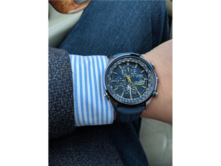 Citizen Eco-Drive Men's Blue Angels Skyhawk Chronograph Watch