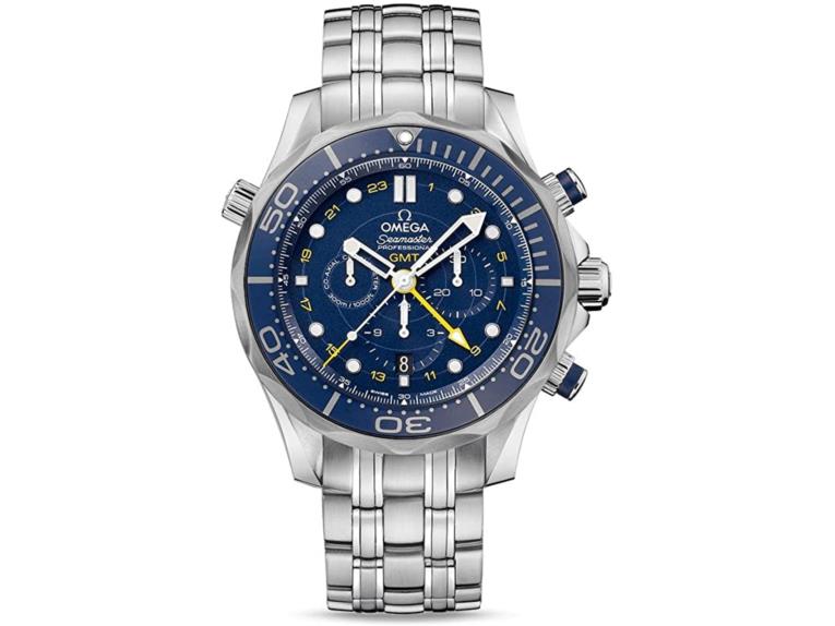 Omega Seamaster Blue Dial Stainless Steel Mens Watch