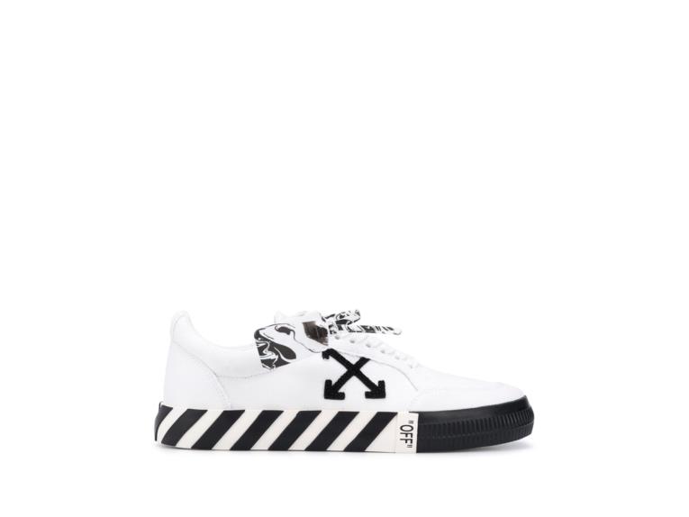 Off-White logo-patch low-top sneakers