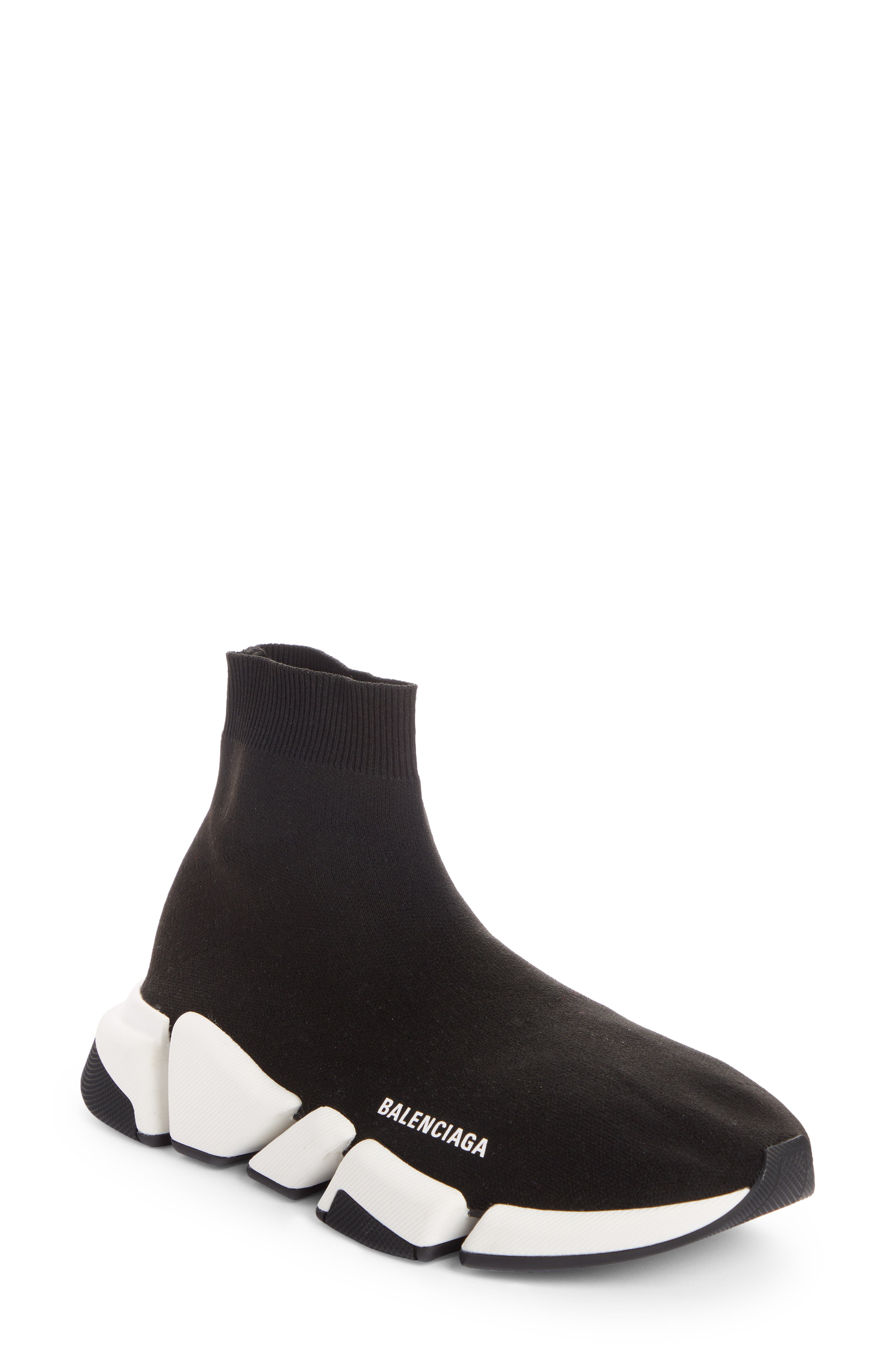 BALENCIAGA Black & White Speed 2.0 Sneakers