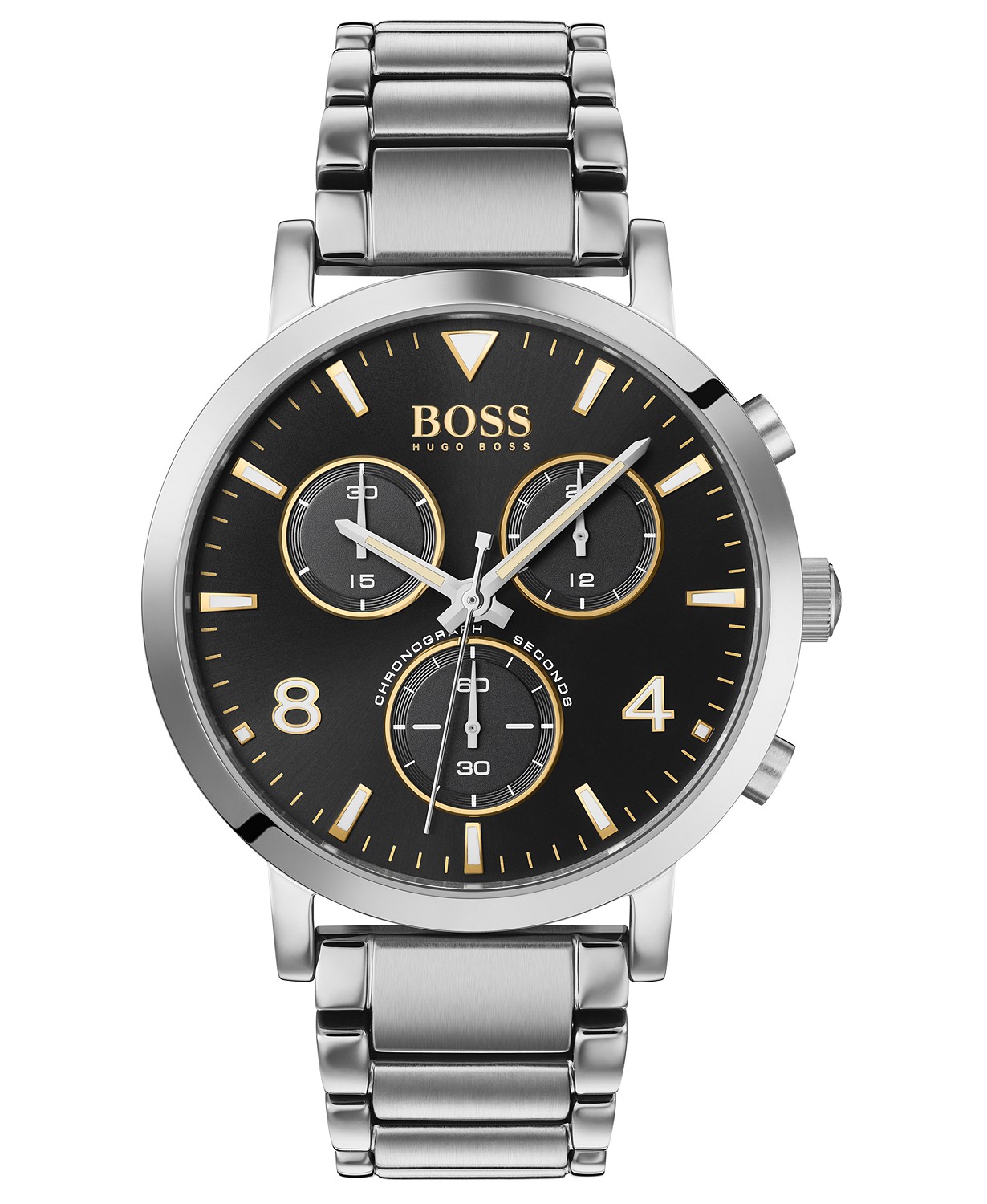 BOSS Men's Chronograph Spirit Stainless Steel Bracelet Watch 41mm
