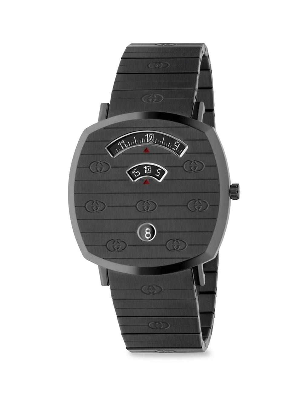 Gucci Grip GG PVD & Stainless Steel Bracelet Watch