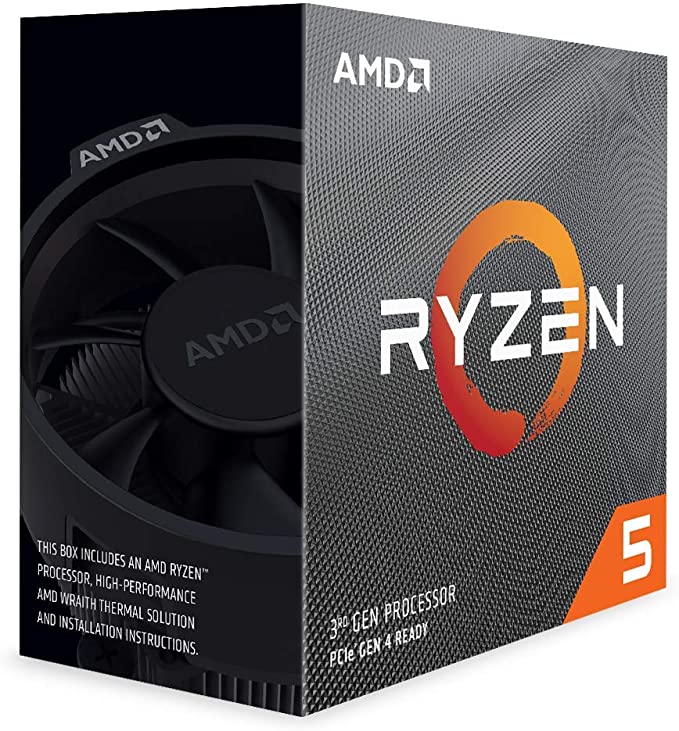 Bộ xử lý máy tính để bàn đã mở khóa AMD Ryzen 5 3600 6 nhân với bộ làm mát Stith Stealth