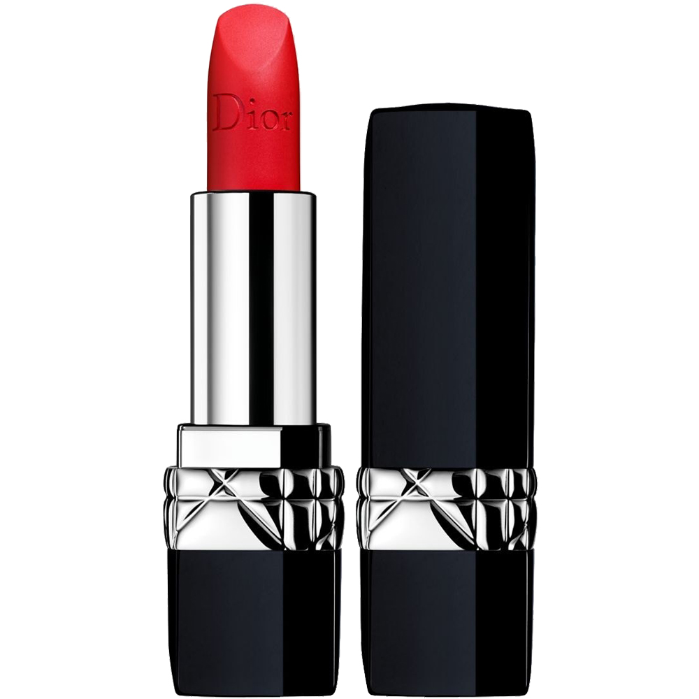 ROUGE DIOR Couture colour (999 red) - from satin to matte - comfort & wear  