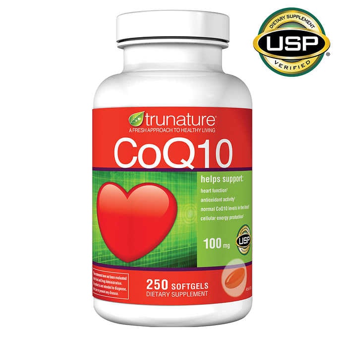 Trunature CoQ10 100 mg., 250 Softgels