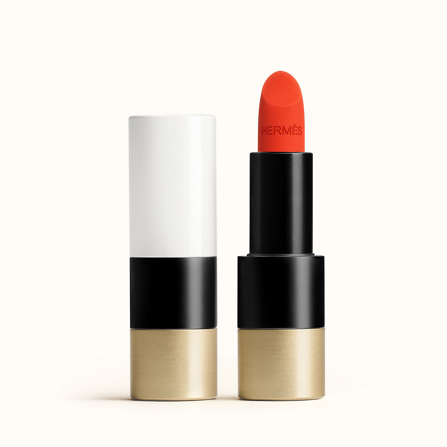 Rouge Hermes, Matte lipstick, Rouge Orange
